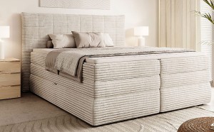 Łóżko Tapicerowane 404 AMBITION  z materacami
