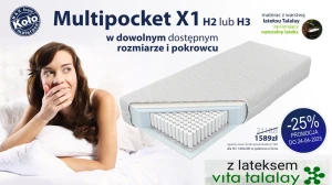  Materac Multipocket Talalay X1 H2