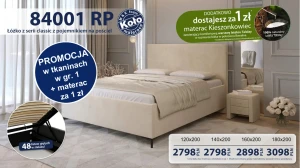 Łóżko Tapicerowane 84001 PROMO