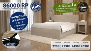 Łóżko Tapicerowane 8600 PROMO