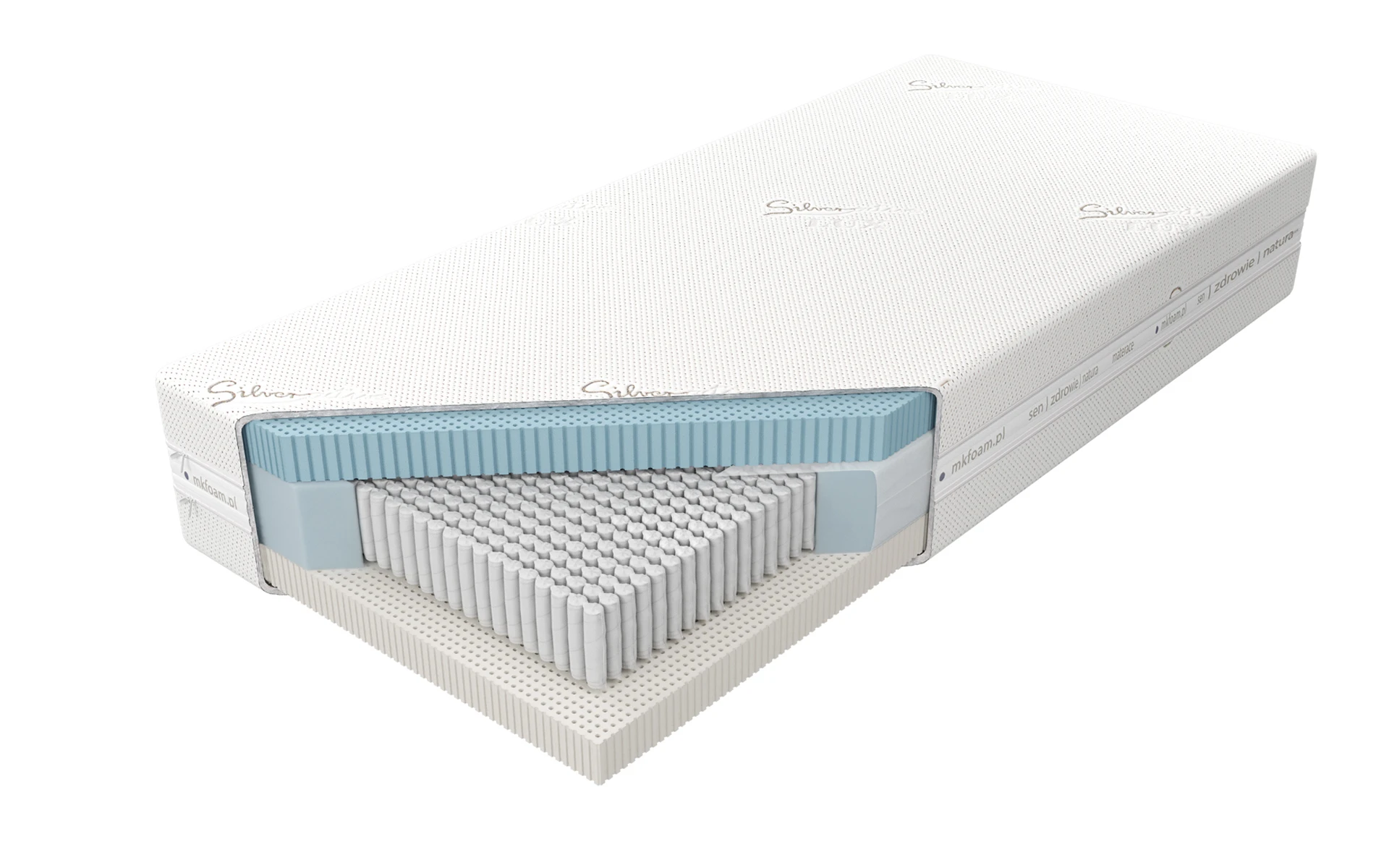 Materac Czar Nocy Talalay Blue X7