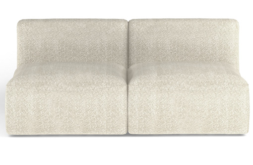 element z 2 siedzeniami bez boków