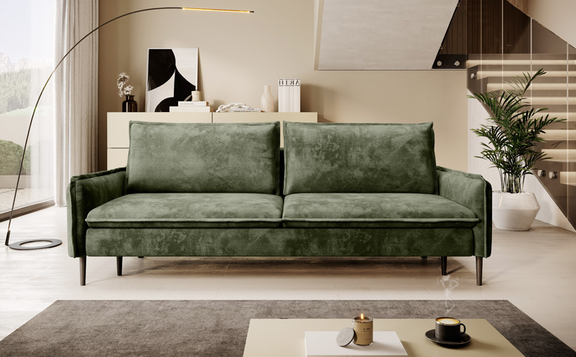 wygodna sofa ZE SPANIEM