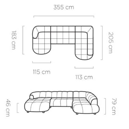 wymiary narożnika velpa