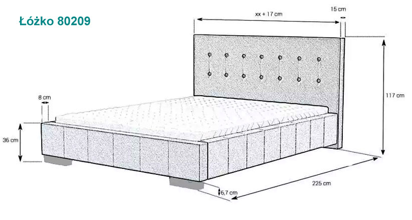 80209 łózko