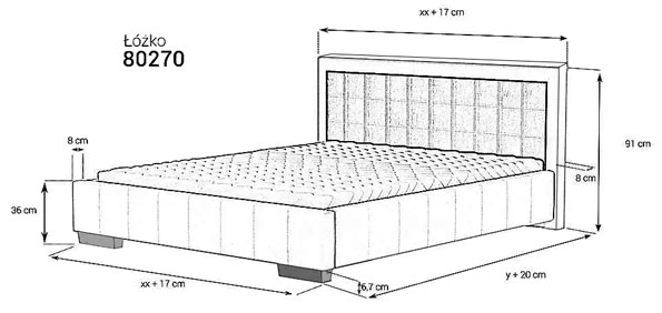 łóżko 80270
