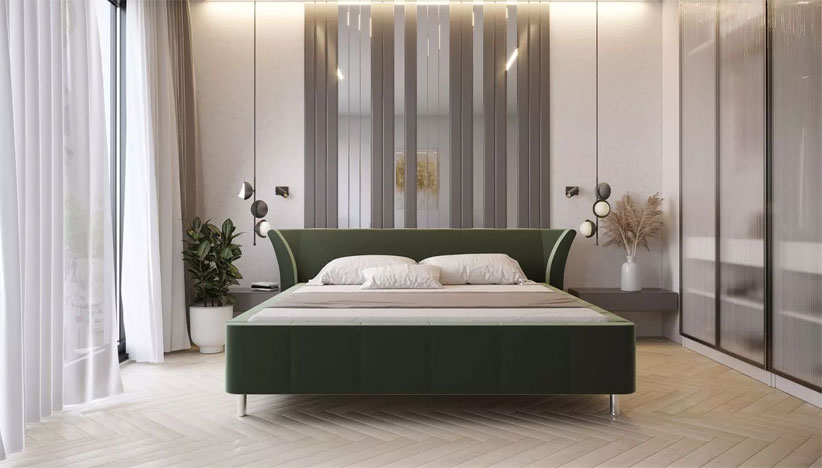 łóżko bez stelaża