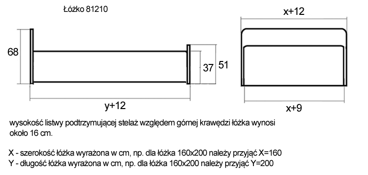 łóżko mk