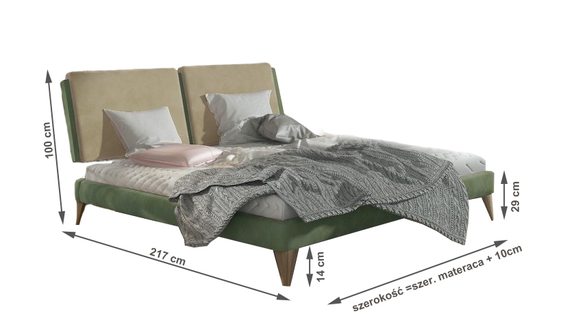 wymiar łóżka