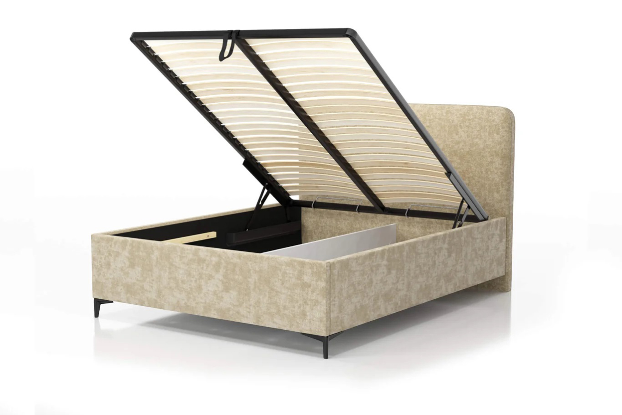 84003  łóżko z tkanina