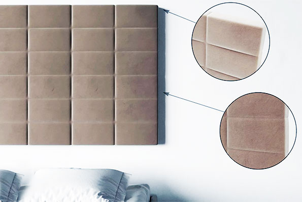 panel tapicerowany na ścianę 050