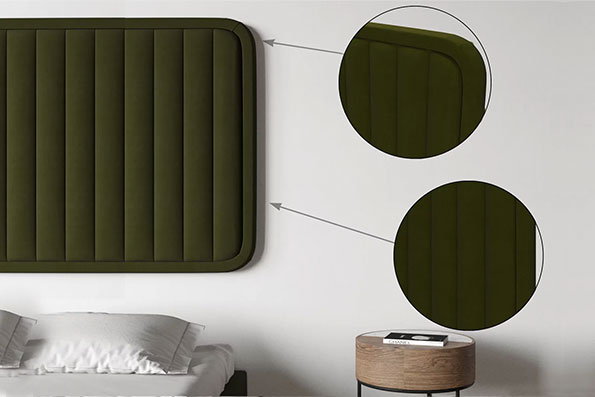 panel tapicerowany na ścianę 100