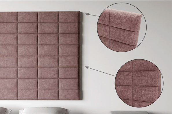 panel tapicerowany na ścianę 050