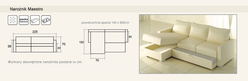 narosnik do spania Maestro