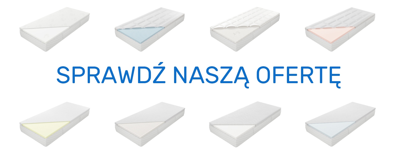 Nakładki na materac orchila, toper
