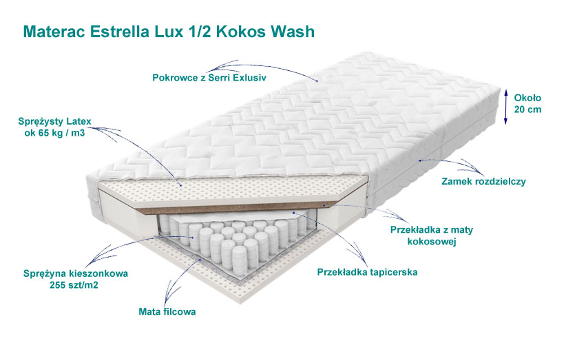 estrella luz kokos `